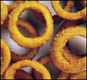 deep fried onion rings